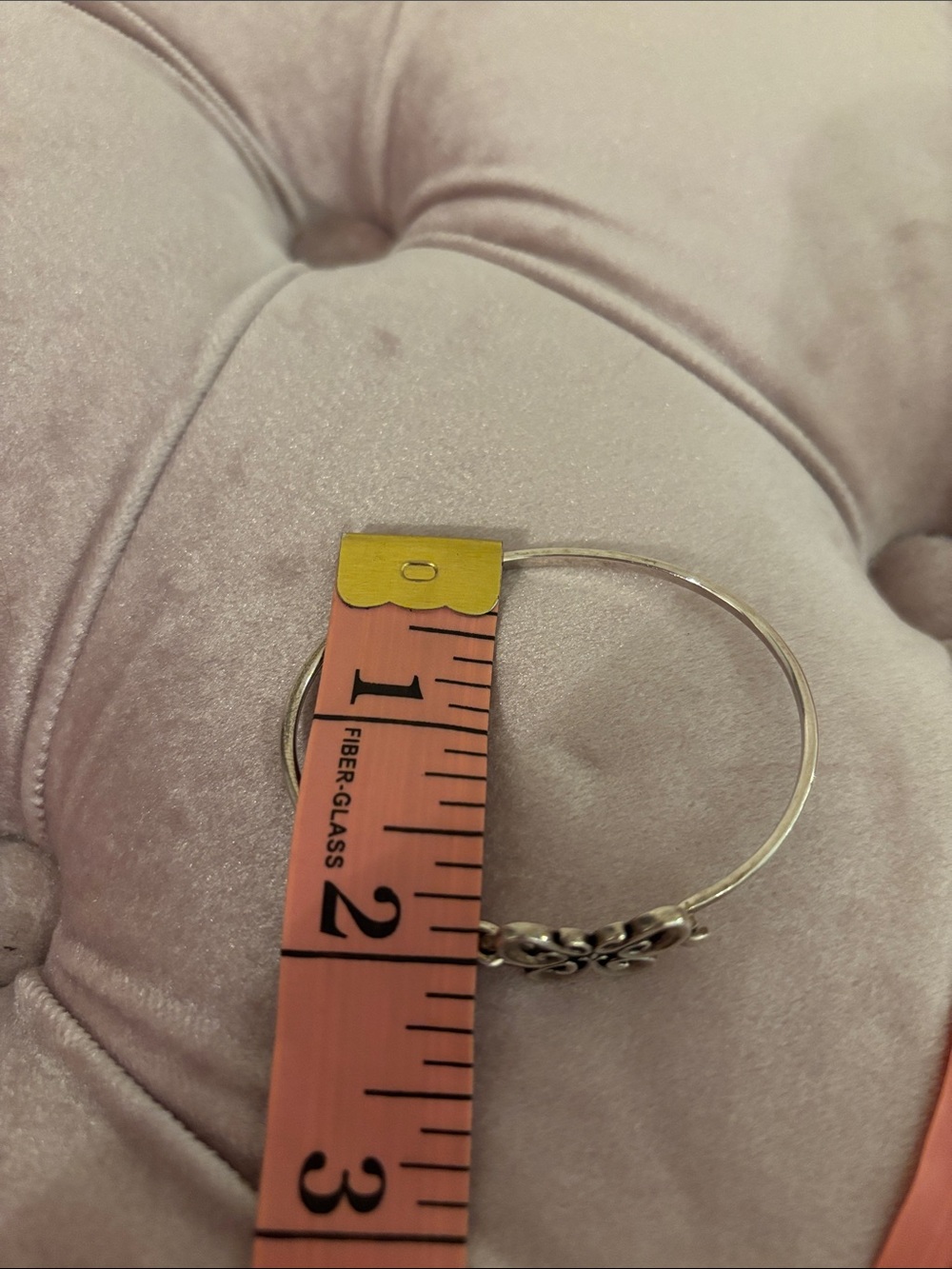 RETIRED James Avery Hammered Open Butterfly Hook On Bangle Bracelet - Picture 6 of 8
